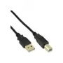 Kabel USB Microconnect USBAB3G USB 2.0 3 m USB A USB B czarny
