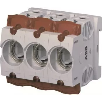 Podstawa bezpiecznikowa ABB ISS 63/3 D0 63A 3-biegunowa 400V AC montaż na szynie DIN 2CDE163001R1902
