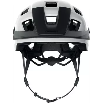 ABUS MoTrip Kask rowerowy ze stałym daszkiem - Velvet Black, rozmiar M (52-57 cm)