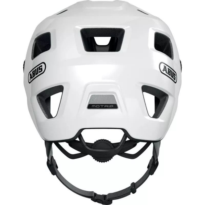 ABUS MoTrip Kask rowerowy ze stałym daszkiem - Velvet Black, rozmiar M (52-57 cm)