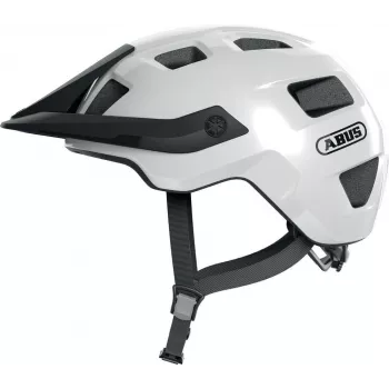 ABUS MoTrip Kask rowerowy ze stałym daszkiem - Velvet Black, rozmiar M (52-57 cm)