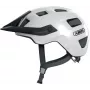 ABUS MoTrip Kask rowerowy ze stałym daszkiem - Velvet Black, rozmiar M (52-57 cm)