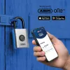ABUS Security-Center ABEO10010 Kłódka Bluetooth, Srebrna