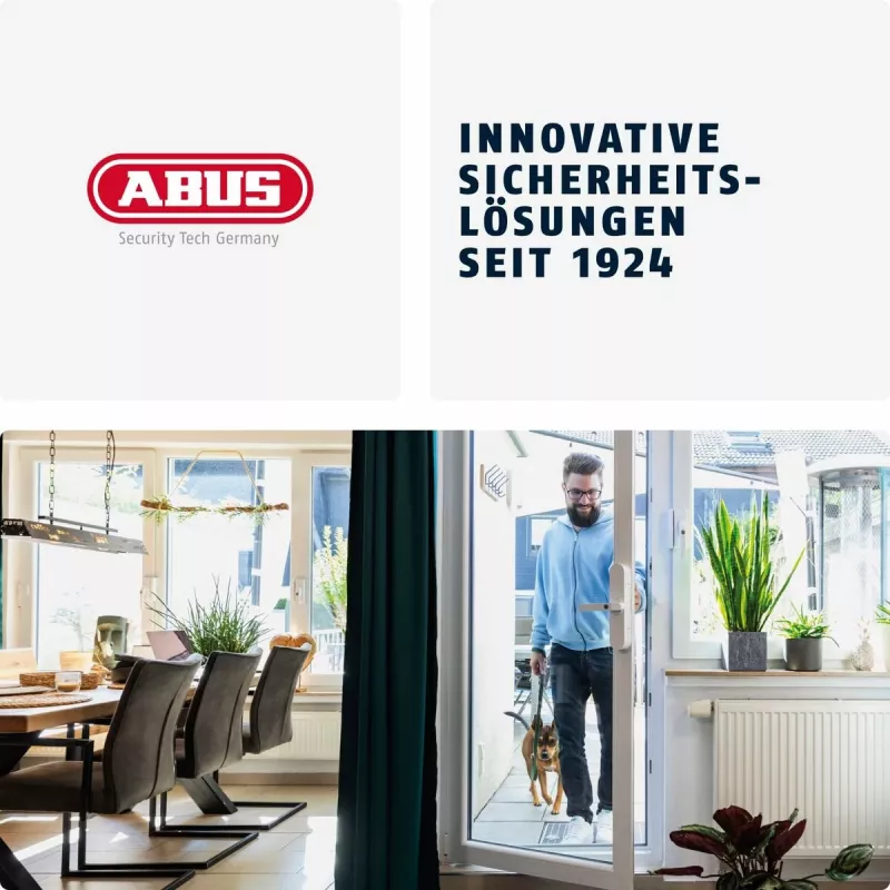 ABUS Security-Center ABEO10010 Kłódka Bluetooth, Srebrna