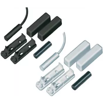 ABUS Security-Center MK2000W Przewodowy czujnik magnetyczny do drzwi i okien, kabel 5 m, biały