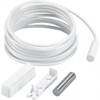 ABUS Security-Center MK2000W Przewodowy czujnik magnetyczny do drzwi i okien, kabel 5 m, biały