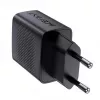 ACEFAST A82 GaN USB-C PD 20W Wall Charger - Czarny