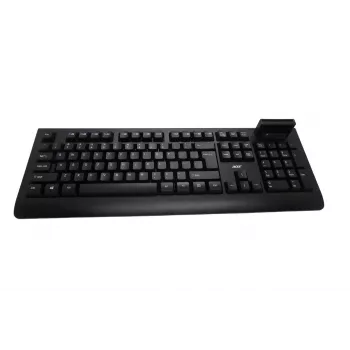 Klawiatura przewodowa Acer AKW320 z czytnikiem kart inteligentnych, układ US International, czarny