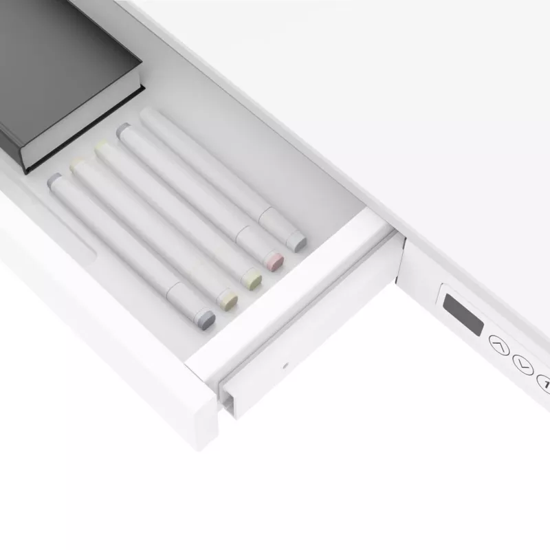 ACJ ACTIVEJET Biurko elektryczne z regulacją wysokości ET119S 120x60 cm White