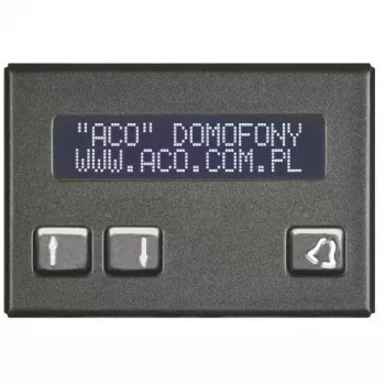ACO CDN-230E ST Elektroniczna Lista Lokatorów Stalowa