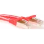 ACT 1,50m Cat6a S/FTP PiMF czerwony kabel krosowy IB5051