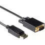 Kabel konwersyjny ACT 2m DisplayPort męski na VGA męski (AK3999)