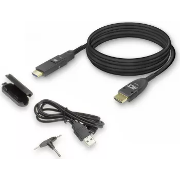 ACT 40m kabel HDMI High Speed 4K Active Optical z odłączanym złączem HDMI-A męski do HDMI-A męski (AK4105)