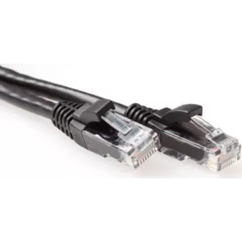 ACT 5m kabel sieciowy Cat6a U/UTP, RJ45, czarny IB3505