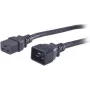 Kabel zasilający ACT Advanced Cable Technology C19 do C20 1,2m Czarny AK5086