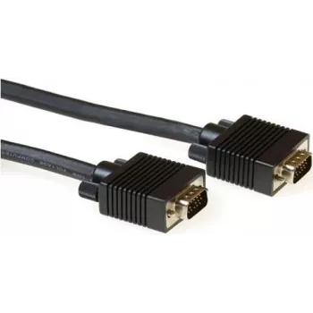ACT AK4250 0,5m kabel VGA męski-męski czarny