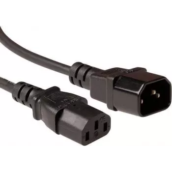 ACT AK5214 1,2m kabel zasilający C14 do C13 czarny