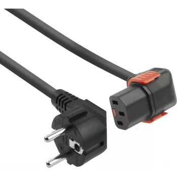 Kabel zasilający ACT AK5257 czarny 3 m CEE 7/7 do C13