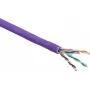 ACT Cat 6 U/UTP Solid Installation Cable, LSZH, CPR Dca, 24AWG, Fioletowy, 305m (XS6003)