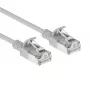 ACT Szary 2,5m LSZH S/FTP CAT6A Slimline Snagless kabel krosowy (DB7053)