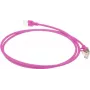 ACT Różowy 5m LSZH U/FTP CAT6A Datacenter Slimline Patch Cable Snagless z złączami RJ45 (DC7405)