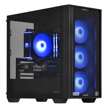 ACTINA PC AMD Ryzen 5 5600 16 GB DDR4-SDRAM 1 TB SSD AMD Radeon RX 7600 Mini Tower Czarny