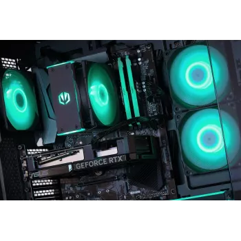 Actina PC AMD Ryzen 7 7700 32 GB DDR5-SDRAM 1 TB SSD AMD Radeon RX 9070 Midi Tower Czarny