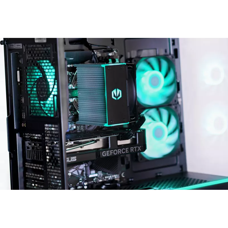 Actina PC AMD Ryzen 7 7700 32 GB DDR5-SDRAM 1 TB SSD AMD Radeon RX 9070 Windows 11 Home Midi Tower Czarny