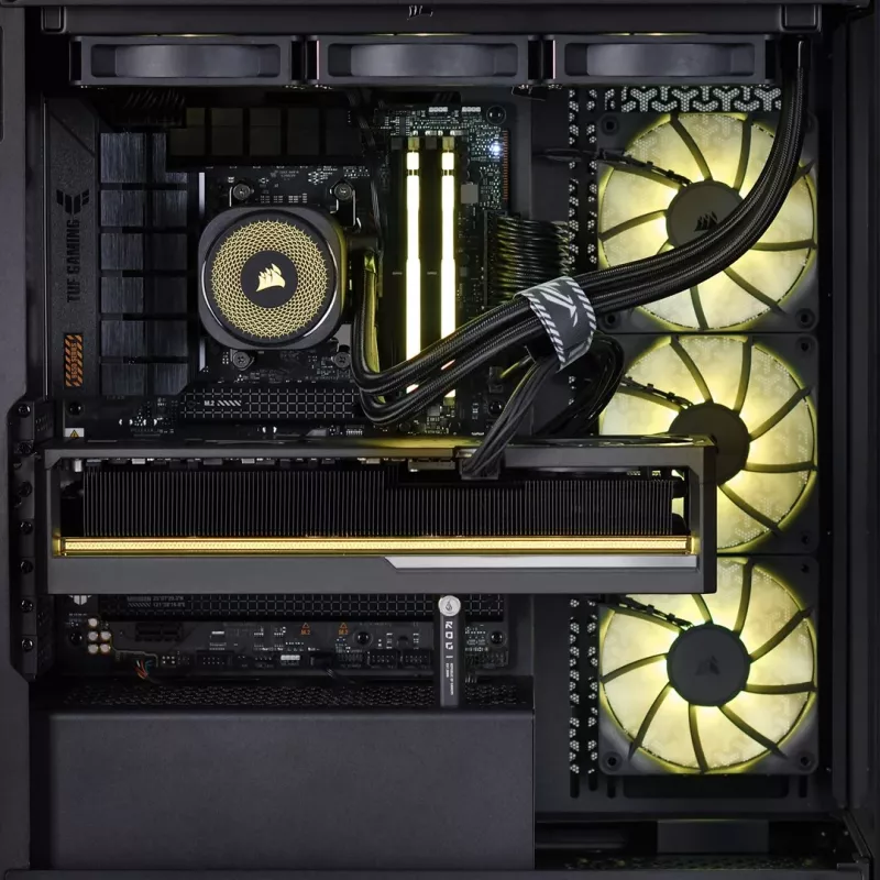 ACTINA PC AMD Ryzen 7 7800X3D 32 GB DDR5-SDRAM 2 TB SSD AMD Radeon RX 9070 XT Midi Tower Black