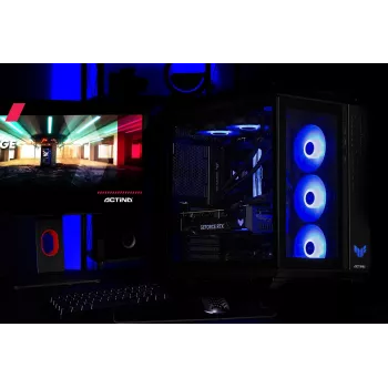 ACTINA PC AMD Ryzen 7 7800X3D 32 GB DDR5-SDRAM 2 TB SSD NVIDIA GeForce RTX 5080 Midi Tower Czarny