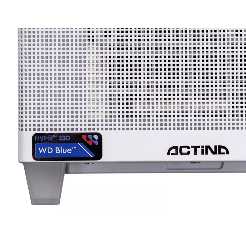 Actina PC AMD Ryzen 7 8700F 32 GB DDR5-SDRAM 1 TB SSD NVIDIA GeForce RTX 5070 Windows 11 Home Mini Tower Biały