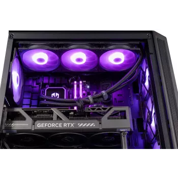 ACTINA PC AMD Ryzen 7 9800X3D 32 GB DDR5-SDRAM 2 TB SSD NVIDIA GeForce RTX 5080 Windows 11 Home Midi Tower Czarny
