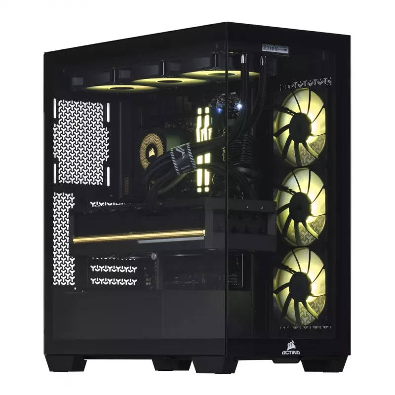 Actina PC AMD Ryzen 7 9800X3D 32 GB DDR5-SDRAM 2 TB SSD NVIDIA GeForce RTX 5080 Midi Tower Czarny