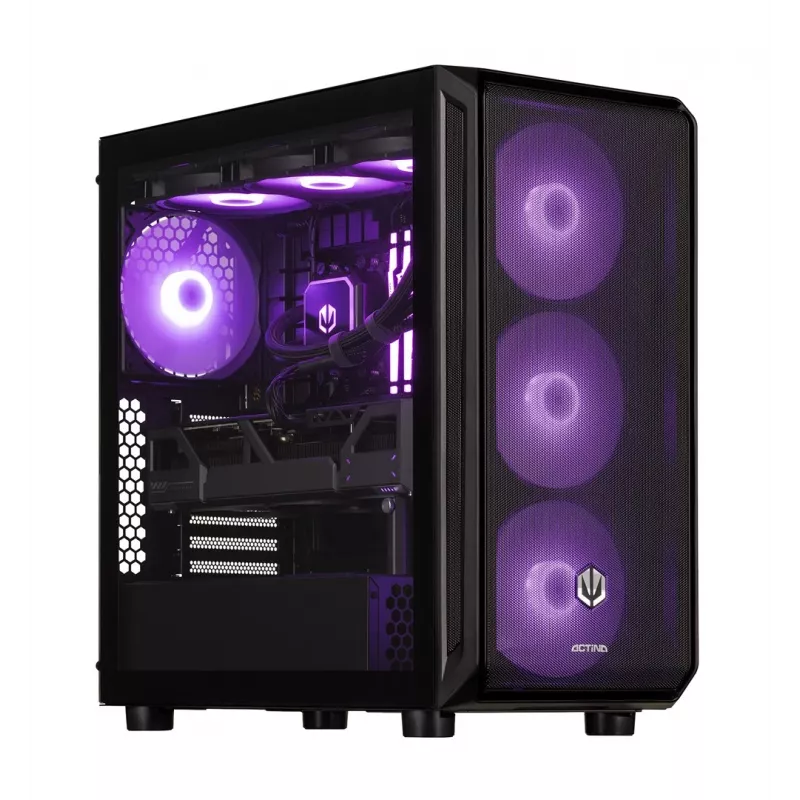 ACTINA PC AMD Ryzen 9 9900X 32 GB DDR5-SDRAM 2 TB SSD NVIDIA GeForce RTX 5070 Midi Tower Czarny