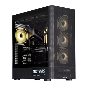 Actina PC AMD Ryzen 9 9900X3D 32 GB DDR5-SDRAM 1 TB SSD NVIDIA GeForce RTX 5070 Ti Windows 11 Home Midi Tower Czarny