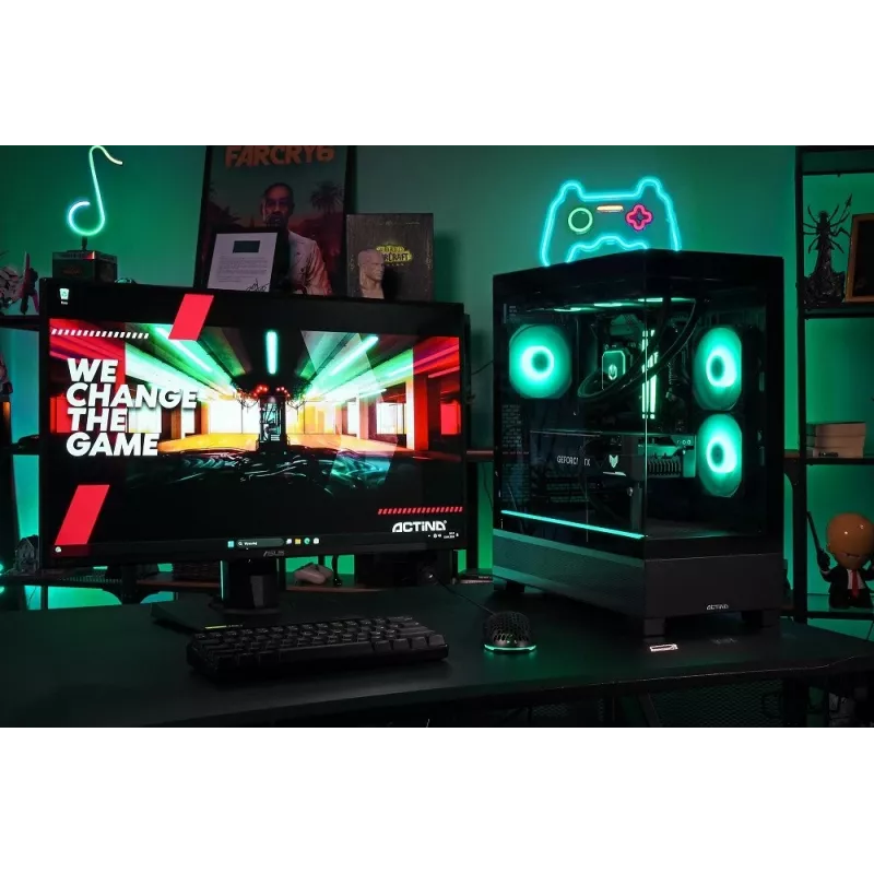 ACTINA PC Intel Core i5-14600KF 32 GB DDR5-SDRAM 1 TB SSD NVIDIA GeForce RTX 5060 Midi Tower Czarny