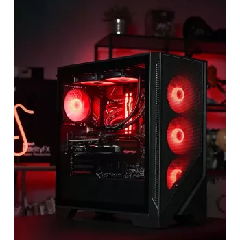 Actina PC Intel Core Ultra 7 265KF 32 GB DDR5-SDRAM 2 TB SSD NVIDIA GeForce RTX 5080 Windows 11 Home Midi Tower Czarny