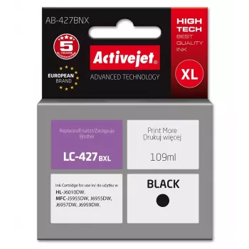 Activejet AB-427BNX Brother Kompatybilny wkład atramentowy czarny 109 ml wysoka wydajność