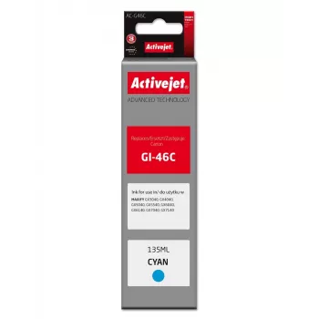 Activejet AC-G46C Kompatybilny wkład atramentowy do Canon, Cyan, 135 ml, seria Supreme, zamiennik Canon GI-46C