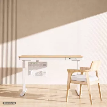 Activejet APB-002W Obrotowa perforowana tablica organizer na biurko, szary i biały