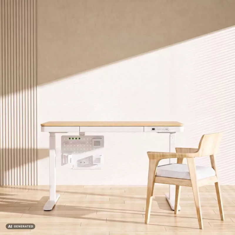Activejet APB-002W Obrotowa perforowana tablica organizer na biurko, szary i biały