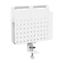 Activejet APB-006W Obrotowy organizer biurkowy z panelem perforowanym, szary i biały