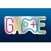 Activejet Neon LED AJE-NEON GAME - Neon LED w kształcie pada do gier, wielokolorowy, zasilany USB, do montażu na ścianie