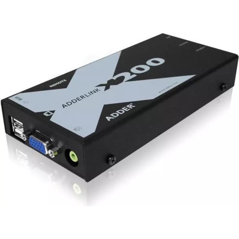 Adder X200-USB/P-IEC AdderLink X200 Zestaw przedłużacza KVM VGA USB przez CAT5/5e/6/7 do 100m