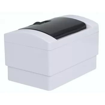 ADELID RM-NT-02T Rozdzielnica natynkowa, 2 moduły, IP40, przezroczyste drzwiczki