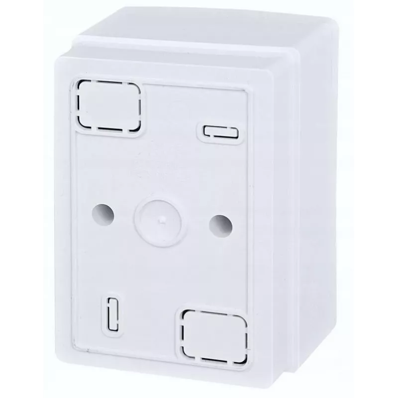 ADELID RM-NT-02T Rozdzielnica natynkowa, 2 moduły, IP40, przezroczyste drzwiczki