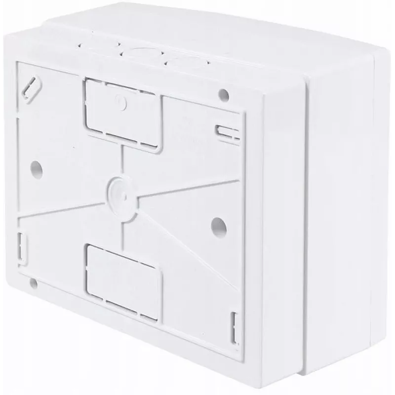 ADELID RM-NT-06T Rozdzielnica natynkowa, 6 modułów, 1 rząd, IP40, biała/szara