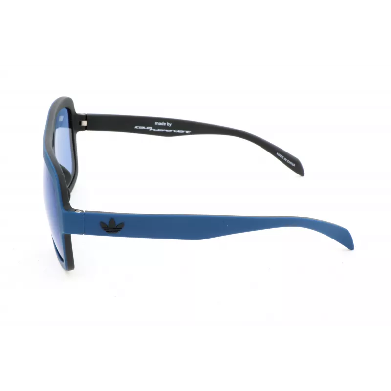 Adidas AOR011-021009 Męskie Sportowe Okulary Przeciwsłoneczne Kształt Prostokąt 54/19/140 mm Czarna Oprawka Szare Szkła UV400