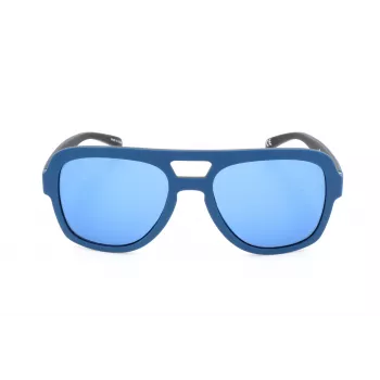 Adidas AOR011-021009 Męskie Sportowe Okulary Przeciwsłoneczne Kształt Prostokąt 54/19/140 mm Czarna Oprawka Szare Szkła UV400