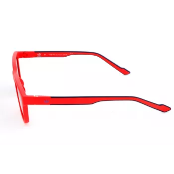 ADIDAS AOR027-053000 Okulary przeciwsłoneczne męskie, oprawka prostokątna, soczewki dymne, 54/18/145 mm